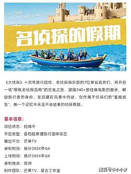 名侦探的假期封面图